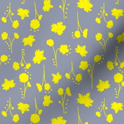 Buttercups and dots (small scale)