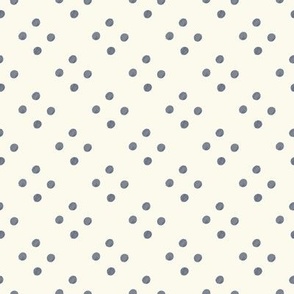 Vintage Checkerboard Polka Dots Small