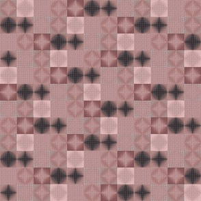 (L) Lovely Terracotta Tile Block Pattern