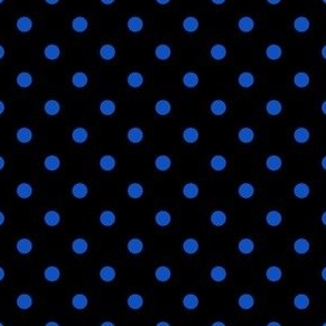 Xavier Dot - Blue on Black