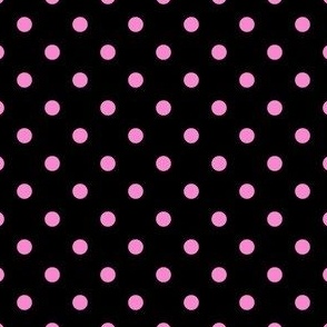 Xavier Dot - Pink on Black