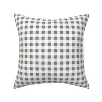 gingham pewter and white | small