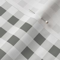 gingham pewter and white | small