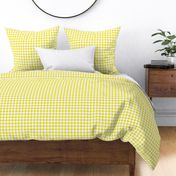 gingham lemon lime and white | small