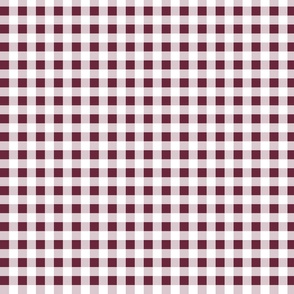 gingham wine and white | small