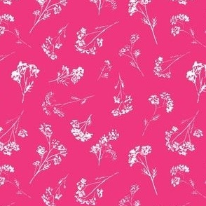 Butteerweed Floral on Pink