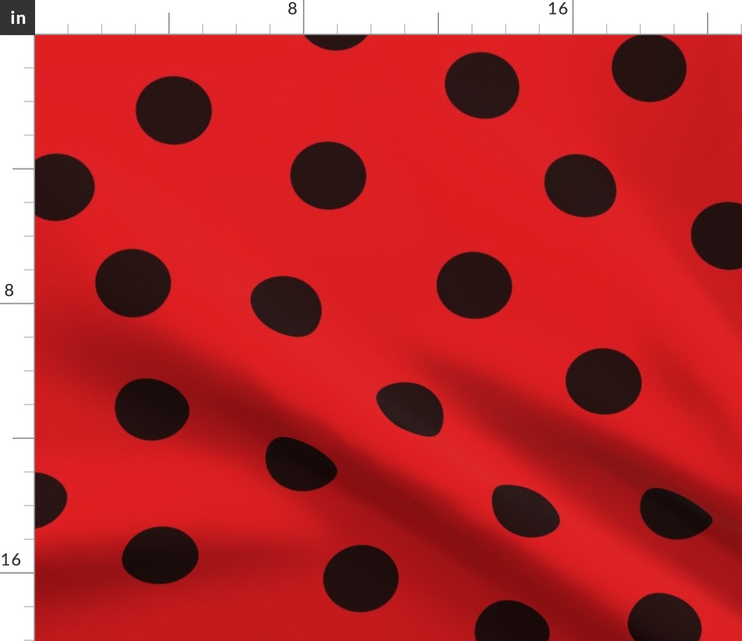 Ladybug Random Dot Pattern