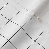  Checkered hand drawn black and white pattern