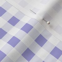 gingham lilac and white | small