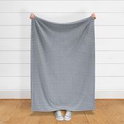 gingham navy and white | small