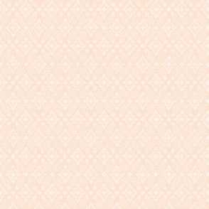 8" Diamond Floral Trellis in Blush Pink by Audrey Jeanne