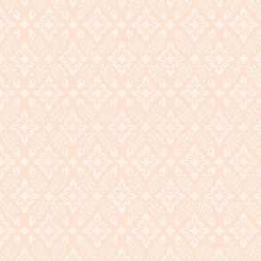 12" Diamond Floral Trellis in Blush Pink by Audrey Jeanne