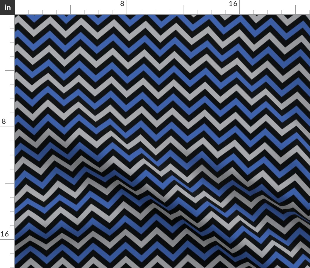 Evil Robot Chevron (Blue)