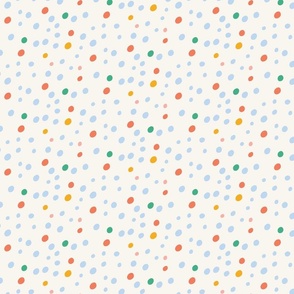Multi-color Polka dot Sheets and Shams