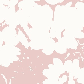 Large Scale Flowers and Deep Shadows  Pink and Cream Floral
Painted  floral, painted flower, nursery, baby girl, pink, pink floral, girls, flowers.