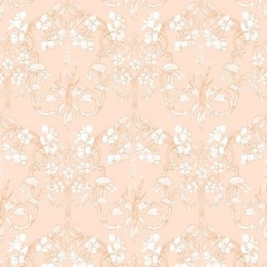 8" Victorian Entwined Floral in Blush Pink by Audrey Jeanne