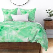 Watercolor tie dye green