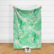 Watercolor tie dye green