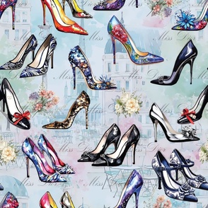 Enchanté Soles - Miss Dior - Blue Paris Wallpaper - New for 2023