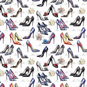 Enchanté Soles - Miss Dior - White Wallpaper 