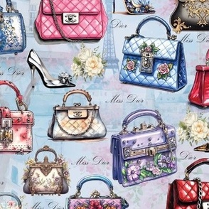 Luxe Trésor – Miss Dior - Blue Paris Wallpaper – New for 2023