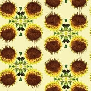Sunflower Kaleidoscope 6x6