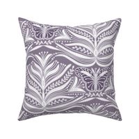 Lily and Butterfly Bedding Purple