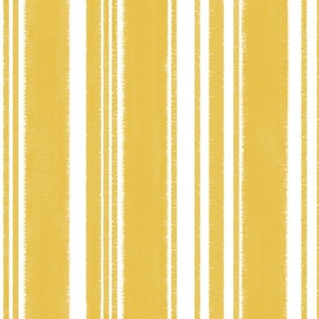 Golden Lemon yellow barcode stripe (large pattern)