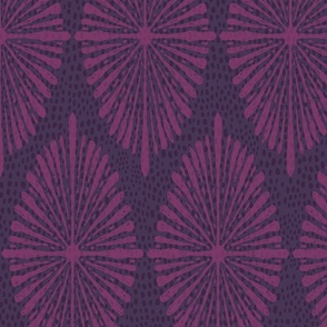 Radiant Aura in Deep Plum Purple - XL