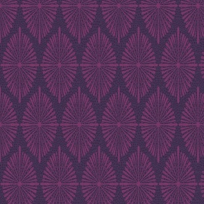 Radiant Aura in Deep Plum Purple - Large