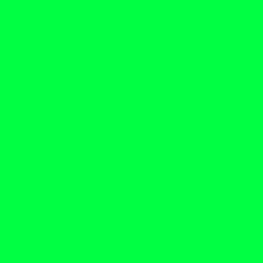 Bright Glowing Green - Solid - Florescent Fun