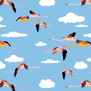 Flamingos Pattern 6