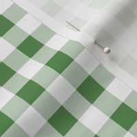 gingham kelly green and white | small