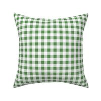 gingham kelly green and white | small
