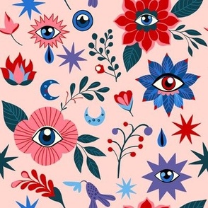safety eyes  Florals and Feathers