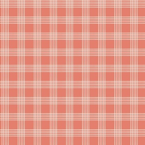 Fall in love pink plaid 2x2