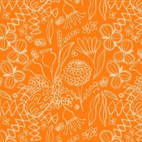 Favourite Flowers tangerine