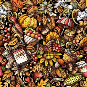 Autumn doodle 3