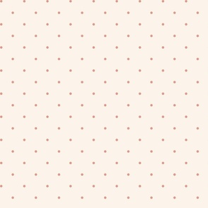 Polka Dots on Peach