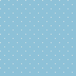 Polka Dots in Blue and White