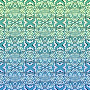 abstract ombre blue green