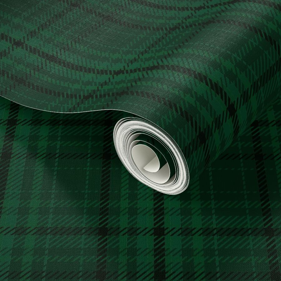 Hunter Green Plaid Twill