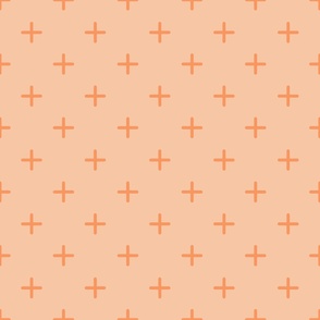 medium - criss cross applesauce- peach