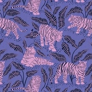 small - malaysian tiger - purple