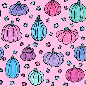 Gourds on Pink (Large Scale)