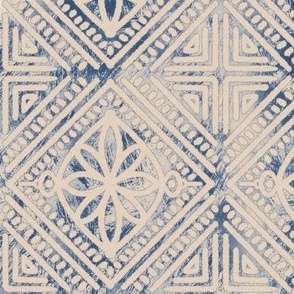 Distressed Blue Tile (lg)