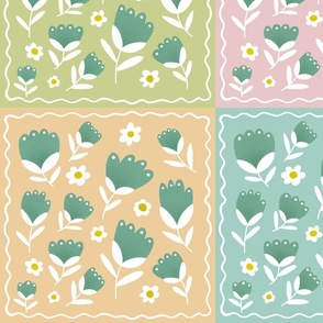 Quilt Squares Pastel