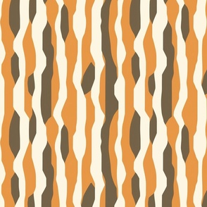 Organic Harmony: Mid-Century Stripes in Warm Tones - camouflage (4)