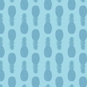 Pineapple blue monotone 300