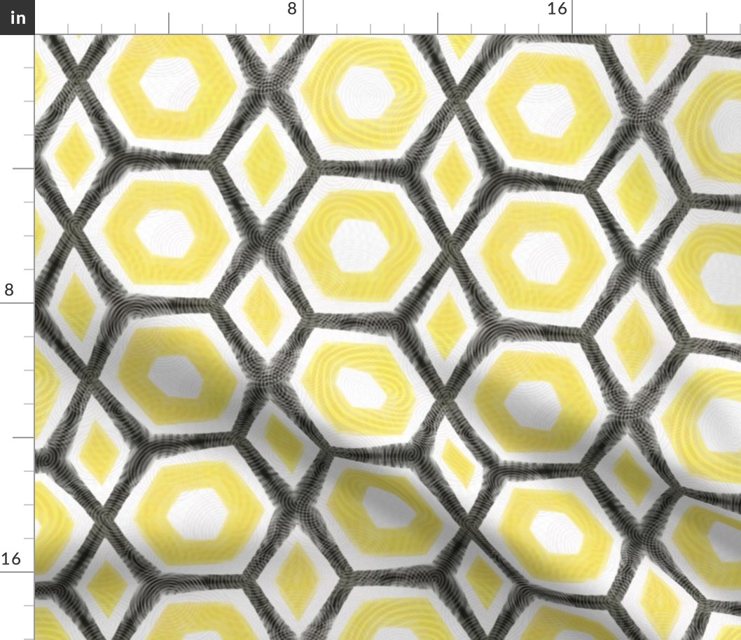 Yellow honeycomb